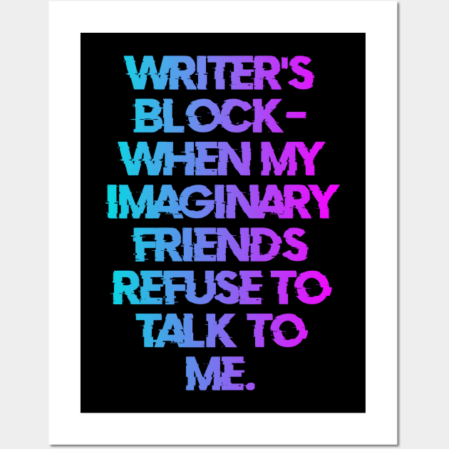 Writer's block Wall Art by RoseaneClare 